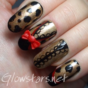 For more nail art, pics of this mani & the original inspiration and products used visit http://Glowstars.net