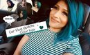 Car Vlog Update +  Teal Blue Hair Color| Zombieecloud