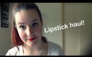 Lipstick haul with swatches!