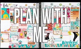 Erin Condren Life Planner Plan with Me | Oh, Hello "Spring is for the Birds" Subscription