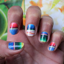 Mexican Blanket Nail Art Decals 