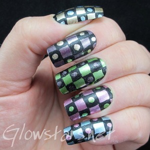 Read the blog post at http://glowstars.net/lacquer-obsession/2013/11/33dc-the-same-pattern-different-colours/