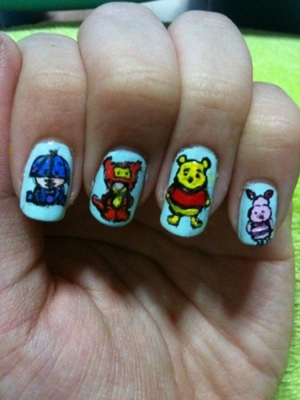 pooh bear and friends. :D 