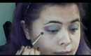 Dark shimmer night lights - eye make-up tutorial