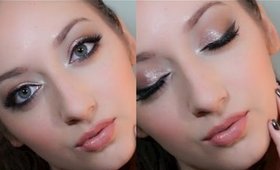 Champagne Glitz and Heavy Liner| New Years Makeup NO GLITTER USED