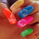 my colorful nail