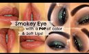 Smokey Eye w/ a Pop of Color & Soft Lips!