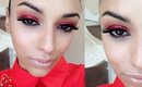Easy Red Glitter Makeup Tutorial | Get Ready With Me FAIL