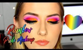 PRIDE RAINBOW INSPIRED MAKEUP TUTORIAL 💛 | shivonmakeupbiz