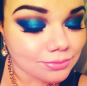 Eyes done with Coastal Scents 120 Two Palette. 