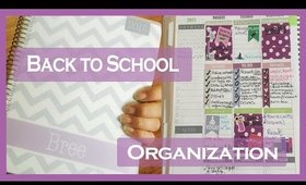 Back to School Organization: Planner 101