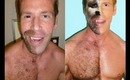Half-man half-werewolf halloween transformation tutorial