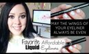 THE BEST AFFORDABLE LIQUID EYELINERS! | collab with DivaMakeupQueen