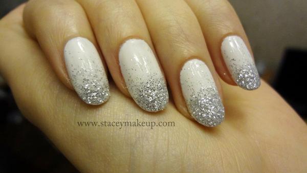 Silver Prom Nails