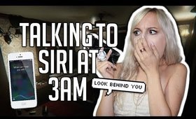 OMG DO NOT TALK TO SIRI AT 3AM! CHALLENGE GONE WRONG