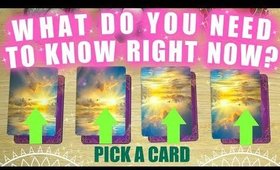 PICK A CARD & SEE WHAT DO YOU NEED TO KNOW RIGHT NOW? │ WEEKLY TAROT READING!