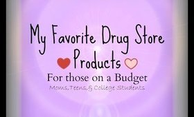 My Favorite Drugstore Products