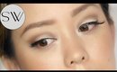 Soft Cut Crease Eyeshadow Tutorial + Lash Application | Asian Eyes