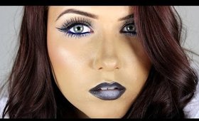 Cool Toned Double Winged Liner & Grey Ombre Lips ♥