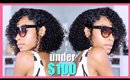 BOMB SHORT CURLY BOB WIG UNDER $100 Upretty Hair Review