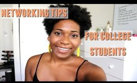 How to Network as a College Student ! + Tips & Tricks