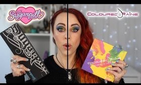Sugarpill vs Coloured Raine Vivid Eyeshadows 🍭 Tutorial, Wear Test | GlitterFallout