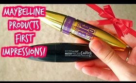 FIRST IMPRESSIONS! Maybelline Big Shot Mascara & Maybelline Master Precise Curvy Liquid Liner