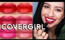 CoverGirl LIPSTICK COLLECTION SWATCHES | 💄 the only 6 I have left after declutter