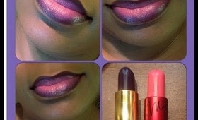 ♥MAC Viva Glam Nicki meets Revlon Va Va Violet♥  Ombre