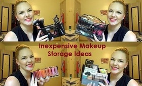 Inexpensive Makeup Storage Ideas