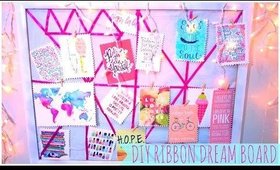 ♥ DIY Ribbon Dream/Inspiration Board- #MakeitinMay ♥