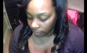 Full Sew in w/natural part