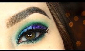 Peacock Inspired Makeup Tutorial // Peacock Makeup Look