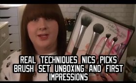 Real Techniques Nic's Pics Brush Set Unboxing & First Impressions