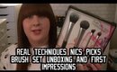 Real Techniques Nic's Pics Brush Set Unboxing & First Impressions