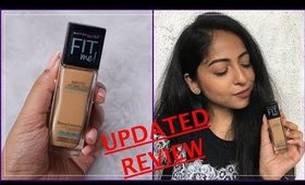 MAYBELLINE FIT ME MATTE + PORELESS FOUNDATION REVIEW | Stacey Castanha