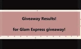 Nail Art Giveaway RESULTS! MAC Giveaway contest super wow style nail art channel by Glam Express