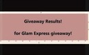 Nail Art Giveaway RESULTS! MAC Giveaway contest super wow style nail art channel by Glam Express