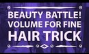 VOLUME FOR FINE THIN HAIR TRICK | Hair Crimper Beauty Battle