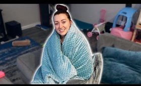 I Tried a $150 Weighted Blanket for Anxiety & Insomnia | Worth The $$$?