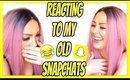 Reacting to Old Snapchats