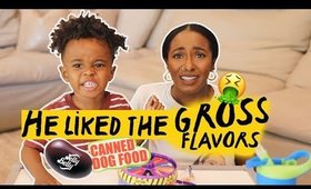 BEANBOOZLED CHALLENGE WITH MY 3 YEAR OLD!