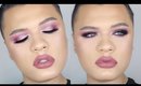 Purple Smokey Eyes | Valentines Day Glam Makeup Tutorial
