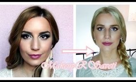 Iz smeđe u platinasto plavu boju kose | MakeupRSaveti ♡