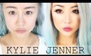 Kylie Jenner Makeup Transformation Tutorial ♥ For Hooded & Asian Eyes ♥ Blue Hair Look ♥ Wengie