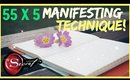 5 x 55 MANIFESTING METHOD! MANIFEST WHAT YOU WANT IN 5 DAYS LAW OF ATTRACTION TECHNIQUE!