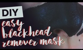 Easy DIY Blackhead Remover Peel Off Mask | Demo & Review