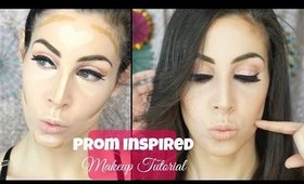 Prom Inspired Tutorial PLUS 2 Dress Options | Spring Makeup