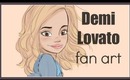 Fanart Drawings Series - Demi lovato | by DebbyArts