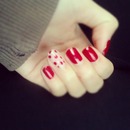 Valentines day themed nails <3 
